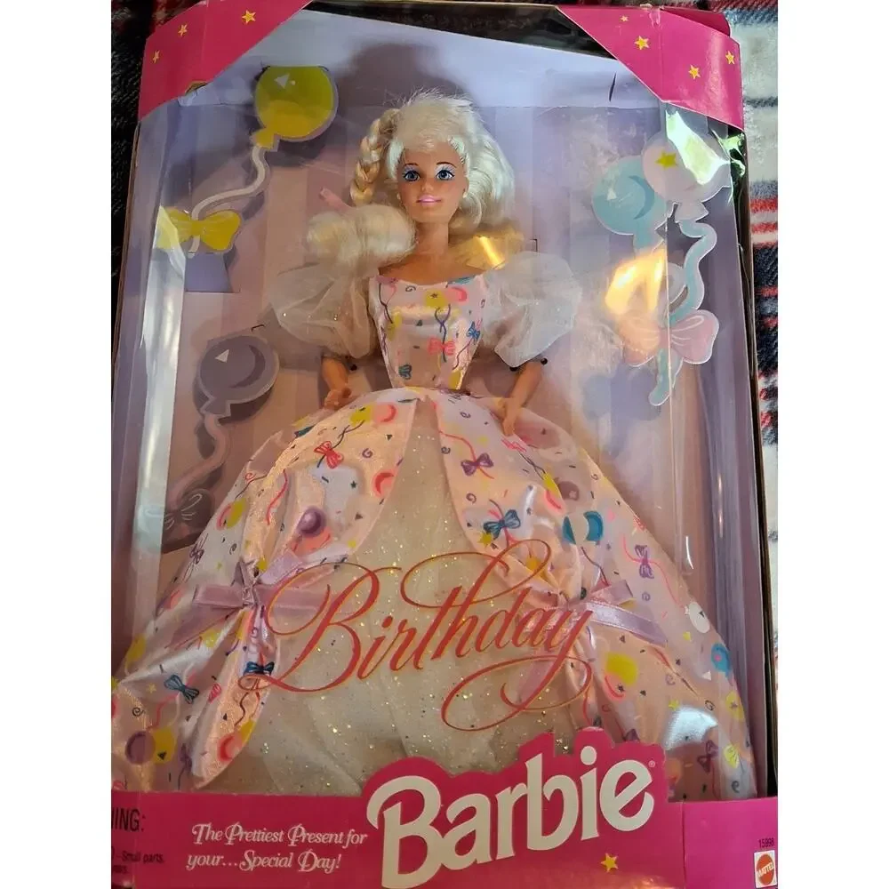 Barbie Birthday The Prettiest Present for You Doll 1996 Mattel 15998